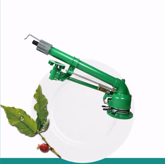 2.5" Thread Agricultural Turbine Vortex Sprinkler Gun Spray Atomization Dust Removal Spray Gun 360&deg; Rocker Irrigation Rain Gun