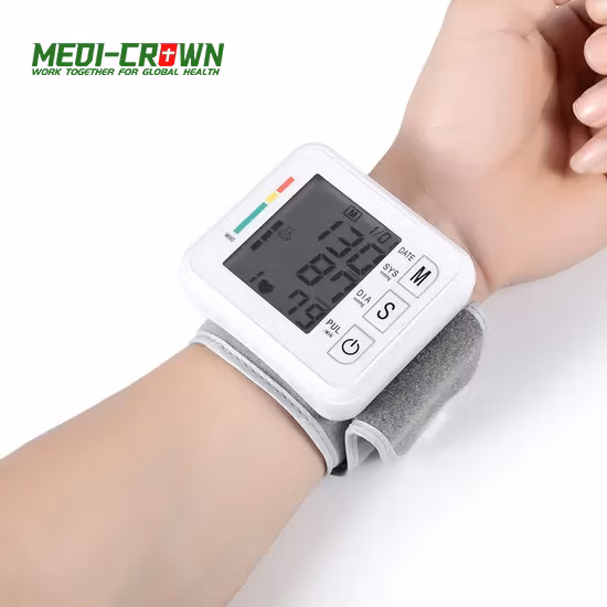 Electronic Sphygmomanometer Portable Arm Blood Pressure Pulse Monitor