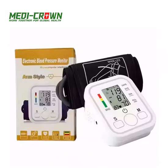 Electronic Sphygmomanometer Portable Arm Blood Pressure Pulse Monitor
